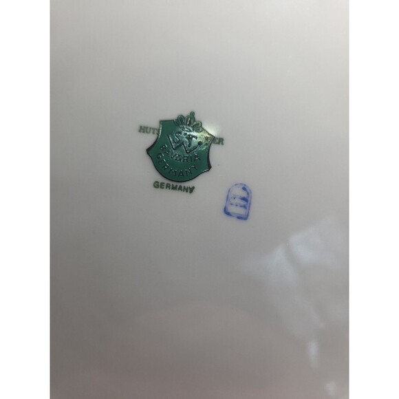 Schumann Arzberg Bavaria Germany Pheasant Cabinet Plate Red with Gold Trim - Picture 8 of 9